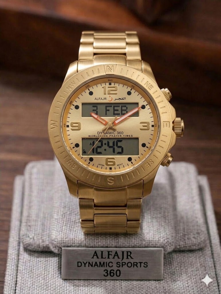ALFAJR DYNAMIC 360 GOLD STAINLESS STEEL