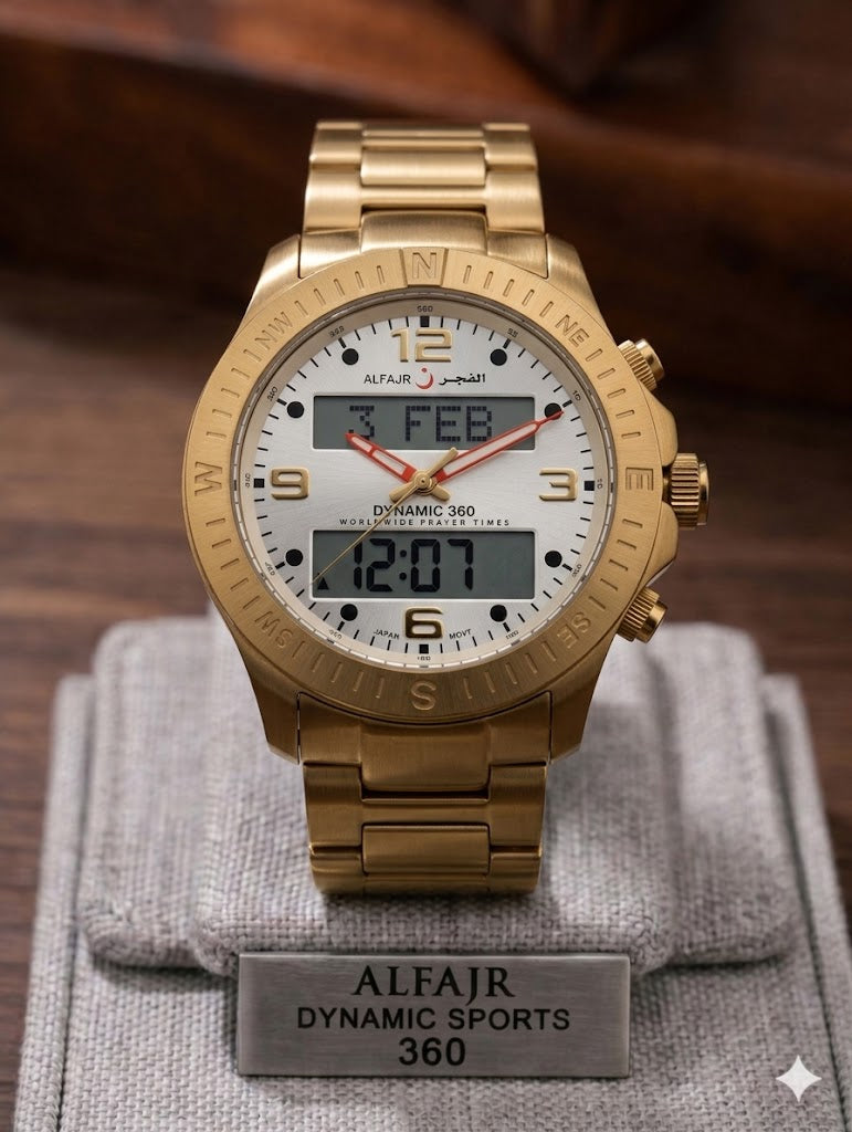ALFAJR DYNAMIC 360 GOLD STAINLESS STEEL