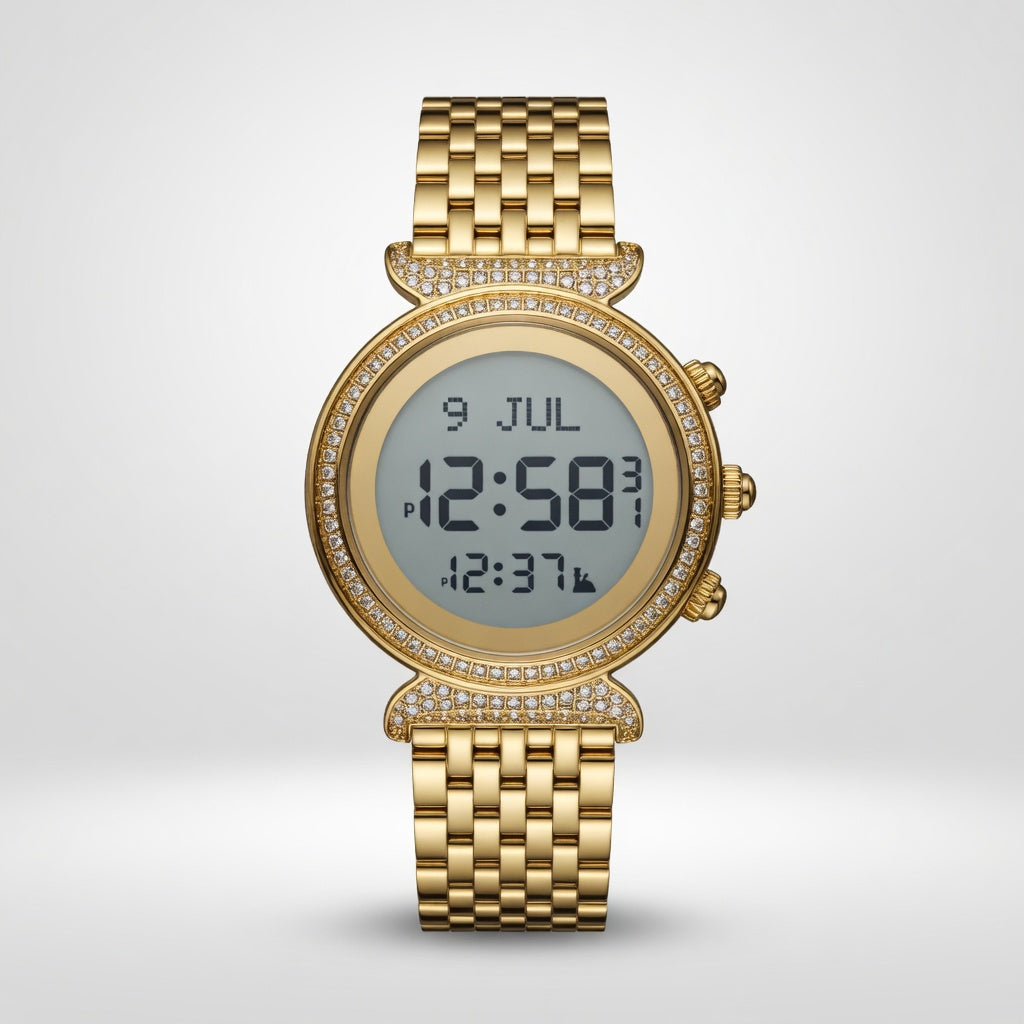 ALFAJR LADIES GOLDEN DIAMOND WATCH